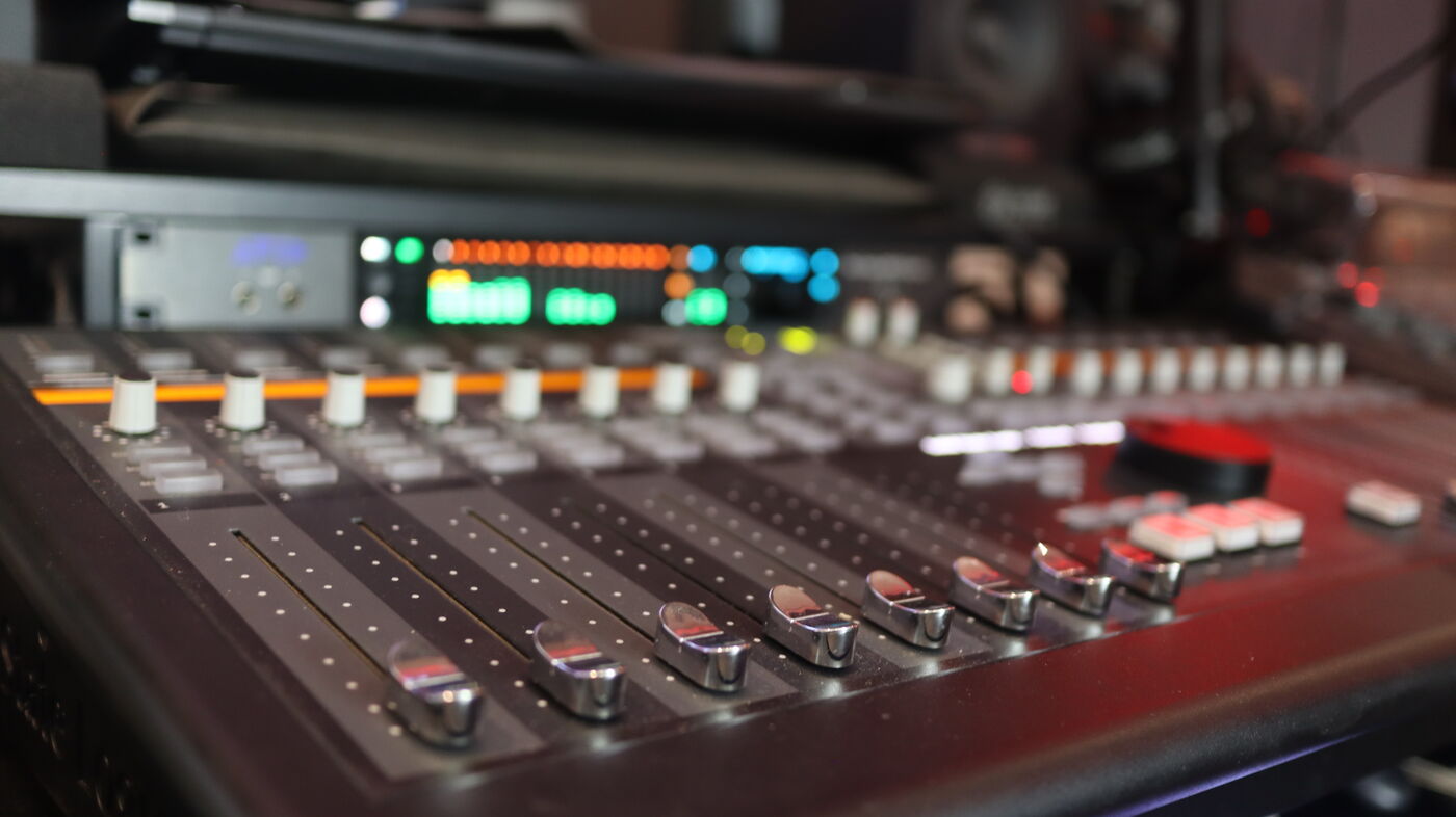 Mixing Console Faders