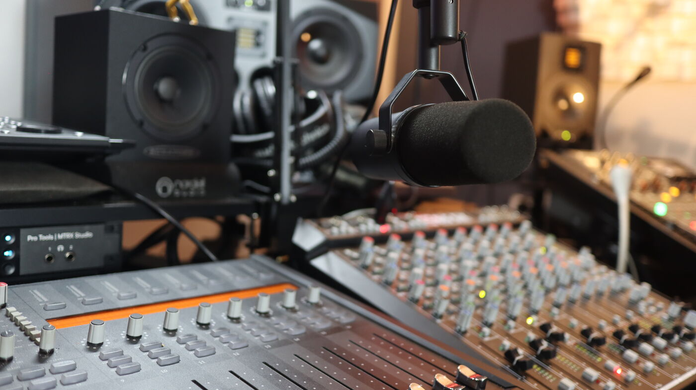 Mic and Mixer Close Up