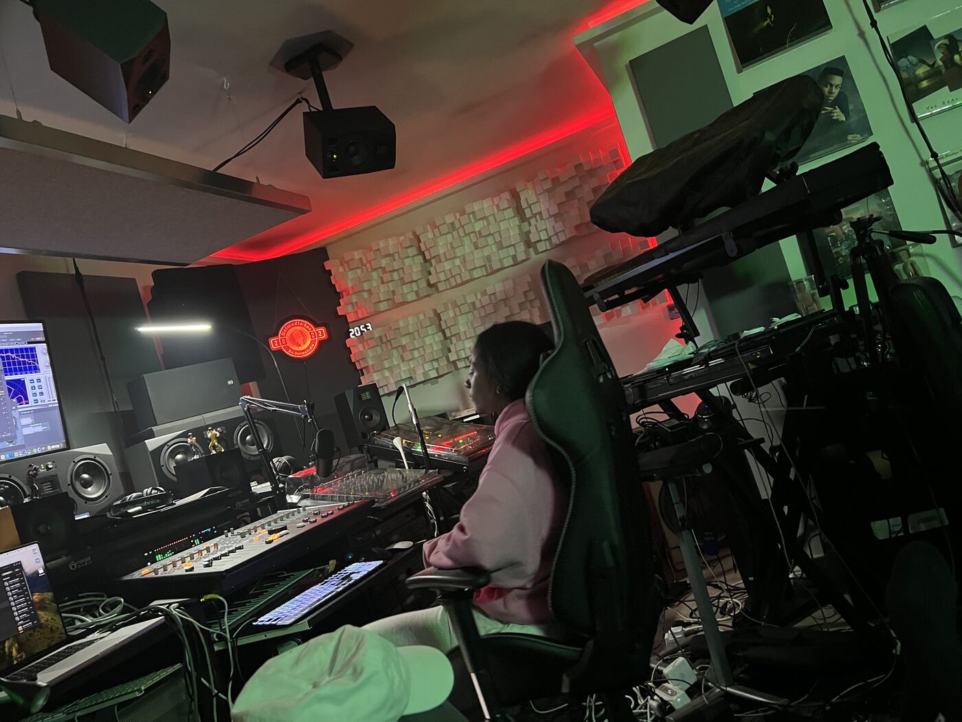 Producer at Work in the Studio