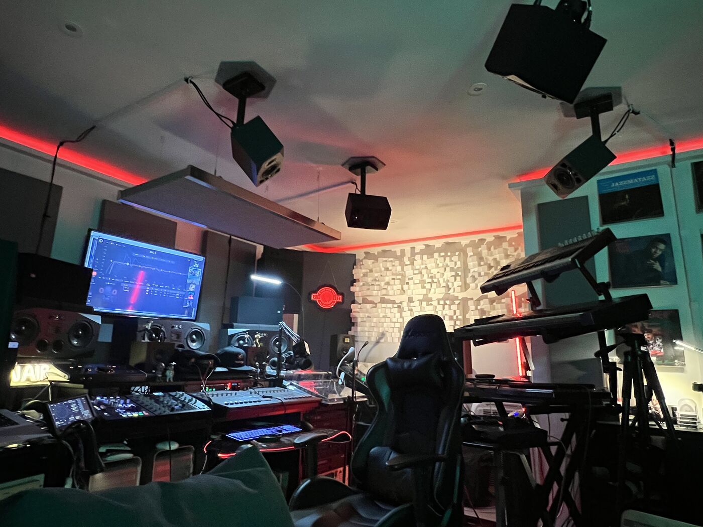 Full Room View with Atmos Speaker Array
